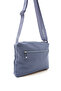 Multi-Pocket Crossbody Women's Shoulder Bag Medium Size Daily Hv4006 Blue - 3