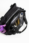 Multi-Pocket Women's Shoulder Bag Medium Size Casual Hv7001 Black - 5