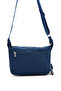 Multi-Pocket Crossbody Women's Shoulder Bag Medium Size Daily Hv3046 Navy Blue - 3
