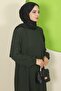 Large Size Ferace Khaki with Stone on the Sleeves Hm2801 - 7
