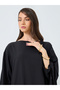 Solid Batwing Sleeve Maxi Kaftan - 5