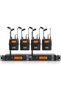 Original For XTUGA RW2080 UHF Wireless Stage Singer In-Ear Monitor System (4 BodyPacks)