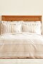 Keira 100% Cotton Double Duvet Cover Set Beige - 2