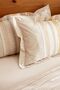 Keira 100% Cotton Double Duvet Cover Set Beige - 3