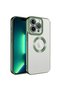 iPhone 14 Pro Max Compatible Camera Protected Omsy Omega Case with Logo - Green