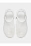 Vamp Perforated Solid Heel Strap Clogs - 6