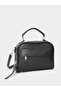 Solid Handbag with Adjustable Strap - 2