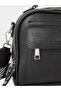 Solid Handbag with Adjustable Strap - 4
