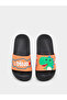 Orange Graphic Print Slides - 5