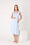Lace-Detailed Elegant Robe, Nightgown, and Pajama 4-Piece Nursing and Maternity Set - 2
