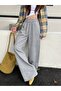 Women's Grey Baggy Sweatpants Oversized Plus Size Sportswear Loose Fit Stretchy Comfortable Fabric - 4