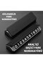 Hidden Aluminum Car Parking Phone Number Plate with Leather Cover Temporary Parking Number Plate - 6