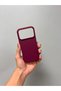 iPhone 17 Pro Compatible Velvet Silicone Phone Case - 3