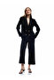 Krep Scuba Palazzo Black Women's Trousers 6Wak40024Ek