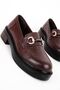 Loniy Women's Genuine Leather Buckle Loafer Casual Shoes 4144 - 2