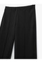 Krep Scuba Palazzo Black Women's Trousers 6Wak40024Ek - 5