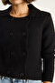 Women's Black Polo Collar Buttoned Soft Cardigan 255252 60284080 - 6