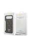 iPhone 17 Air Compatible Case Original Licensed Pu Leather 4g Patterned Triangle Logo Cover Black - 8
