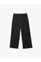 Krep Scuba Palazzo Black Women's Trousers 6Wak40024Ek - 3