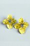 Vintage Floral Large Size Women's Earrings 5 cm