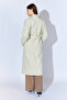 Belted Long Cashmere Coat - Stone |   Mkw385556-01 - 5
