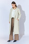 Belted Long Cashmere Coat - Stone |   Mkw385556-01 - 3