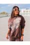 Eagle Printed Design Oversize Tracksuit Set - 3