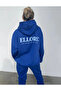 'ELLORE' Printed Oversize 3 Thread Hooded Tracksuit Set - 4