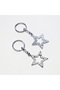 Keychain Bag Accessory Stone Star Keychain Gold-Silver - 4