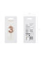 Birthday candle number 3, rose gold, 4.5cm - 2