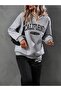 Women's California West Coast Printed 3 Thread Crew Neck Tracksuit Set - 3