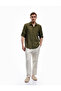 Cotton Regular Fit Classic Collar Long Sleeve Shirt - 2