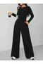 Women's Black Baggy Oversized Plus Size Activewear Quality Loose Fit Stretchy Comfortable Fabric Sweatpants Bottom - 6