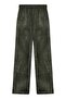 Women's Khaki Elastic Waist Trousers Pants 24K71211-Khaki - 2
