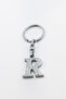 Silver Color Metal Letter R Keychain / Letter Bag Ornament - 4