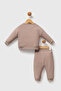 Baby Boy Winter Regular Fit Brown Baby Set Usb2589-C-V2 - 4