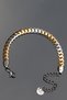 Steel Gourmet Crushed Pattern Bracelet 7 mm Gold&Silver Color |   Non-Tarnishing, Unisex, 2-Year Warranty