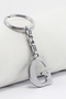 Silver Color Metal Letter g Keychain / Letter Bag Ornament