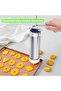 Cookie Press Gun Kit, Stainless Steel Biscuit Press Maker with 20 Decorative Molds and 4 Noz - 2