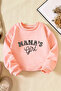 سويت شيرت بياقة دائرية مطبوعة بـ 3 خيوط من Mama's Girl 24521
