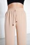 Women's Aerobin Wide-Leg Palazzo Pants with Elastic Waist - 5