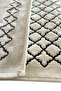 Luxury Black Embroidered 2-Piece 100% Cotton Bath Rug Set, Washable with Non-Slip Backing - 2
