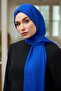 Summer Radiance Collection Silky Jacquard Shawl Parliament Blue 9016-06