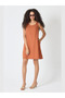Women's Muslin Linen Sleeveless Above-Knee Dress with Side Pockets Comfortable Fit - 7