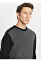 Crew Neck Standard Black - Gray Men's Sweater Ace049261478_Syg - 4