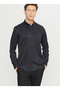 Tailored Fit Buttoned Collar Black Men's Shirt Ace020261599_Syh - 3