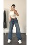 Women's High-Waisted Baggy Jeans with Buckle Detail (2026)^^^^Feel the Comfort with the Baggy Fit^^^^ - 3