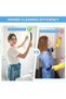 11-Piece Crevice Cleaning Brush Set, Hard Bristle Scrub Tools for Kitchen, Bathroom - 6