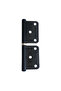 Steel 12 cm Non-Directional Black Door Hinge - 2mm Durable (10 Pcs) - 6