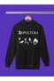 Sepultura Printed Cotton Long Sleeve Ribbed 3-Ply Hooded Rock Sweatshirt